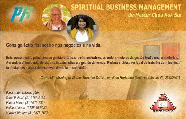 Convite Spiritual Business Management